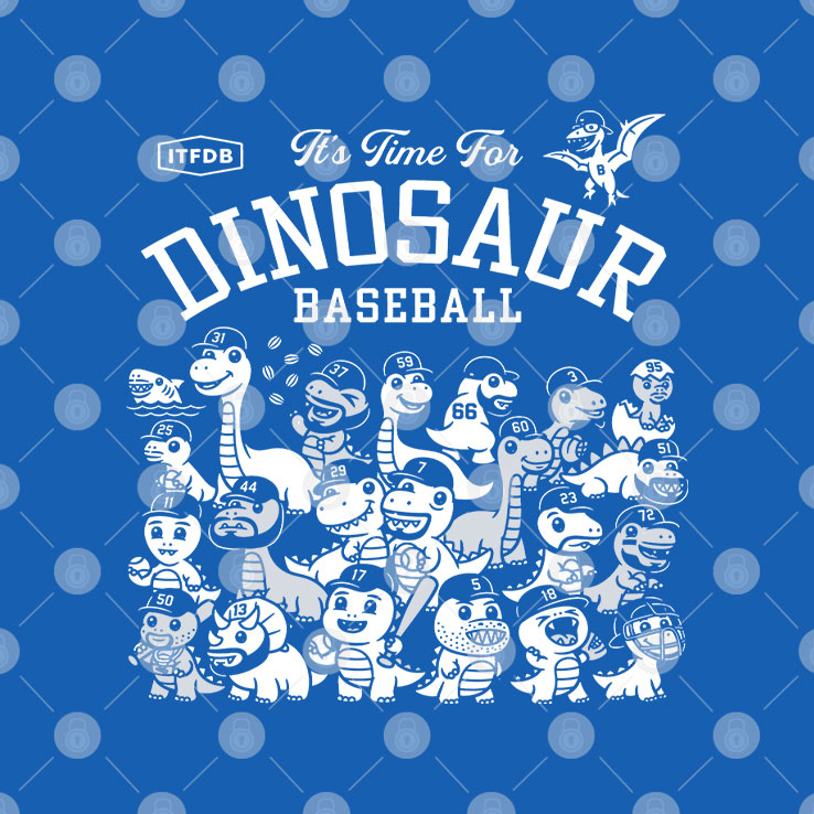It’s Time For Dinosaur Baseball T Shirt