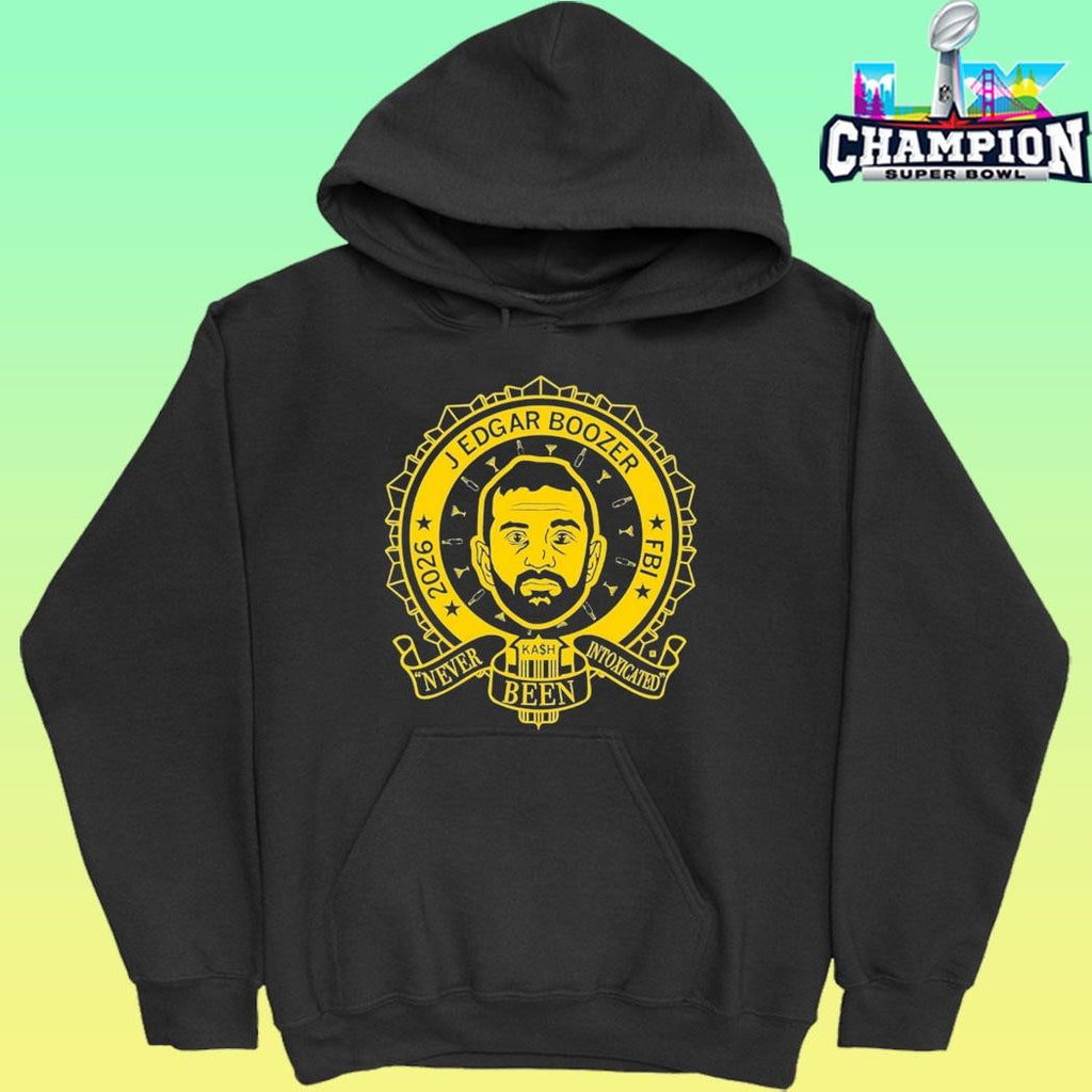 J Edgar Boozer Never Been Intoxicated Shirt