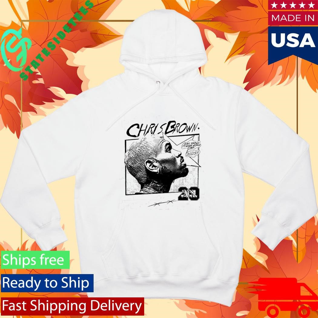 Jada Wallace Chris Brown Breezy Bowl Scribble Shirt