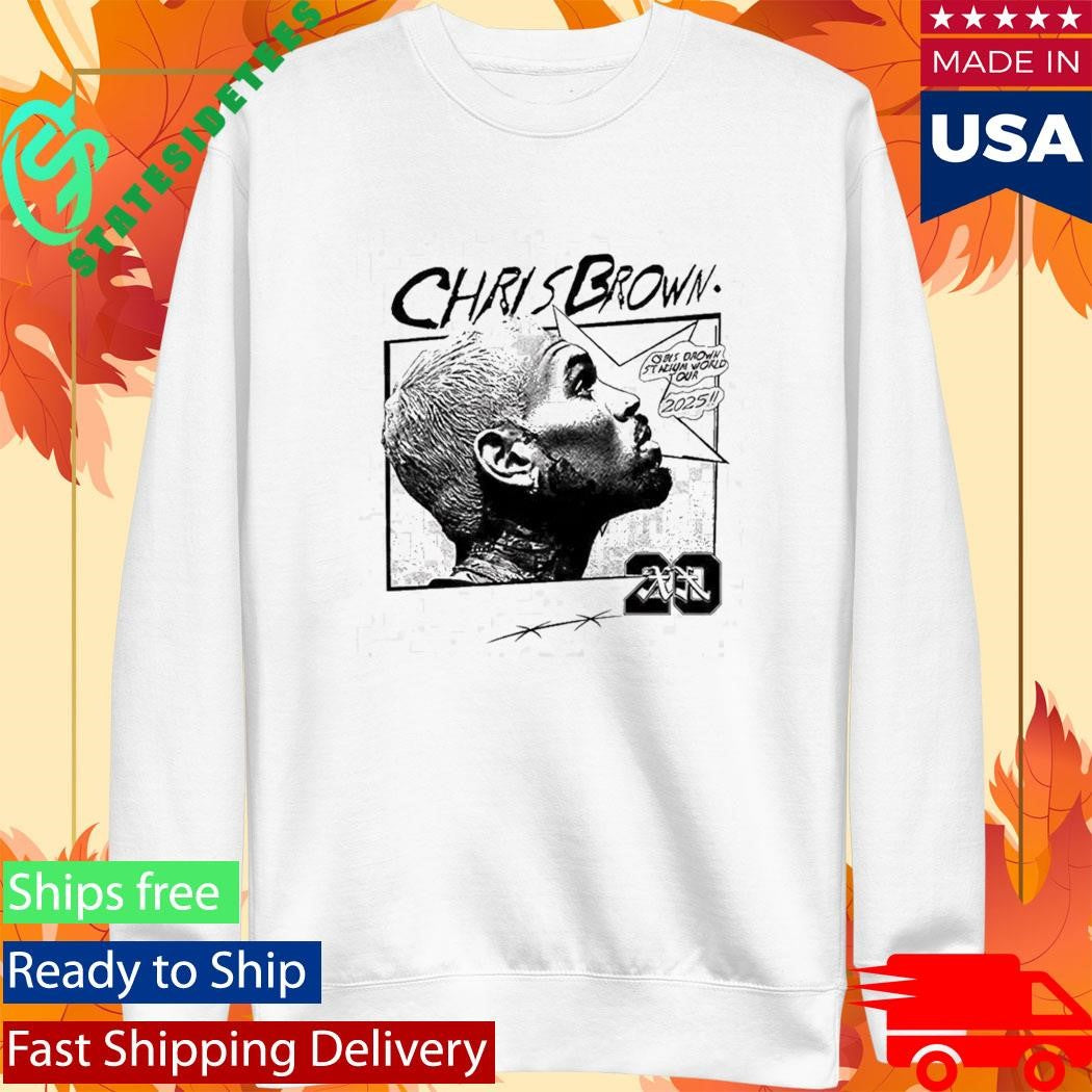 Jada Wallace Chris Brown Breezy Bowl Scribble Shirt