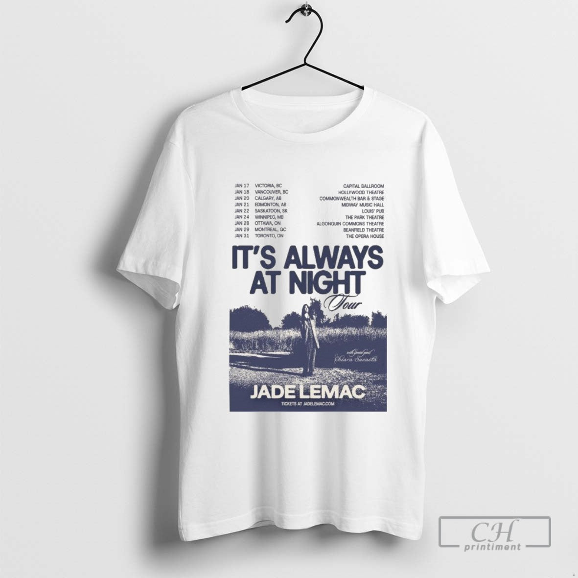Jade Lemac Always Night Tour 2026 Dates Tee Unisex T-shirt, Sweatshirt, Hoodie (1)