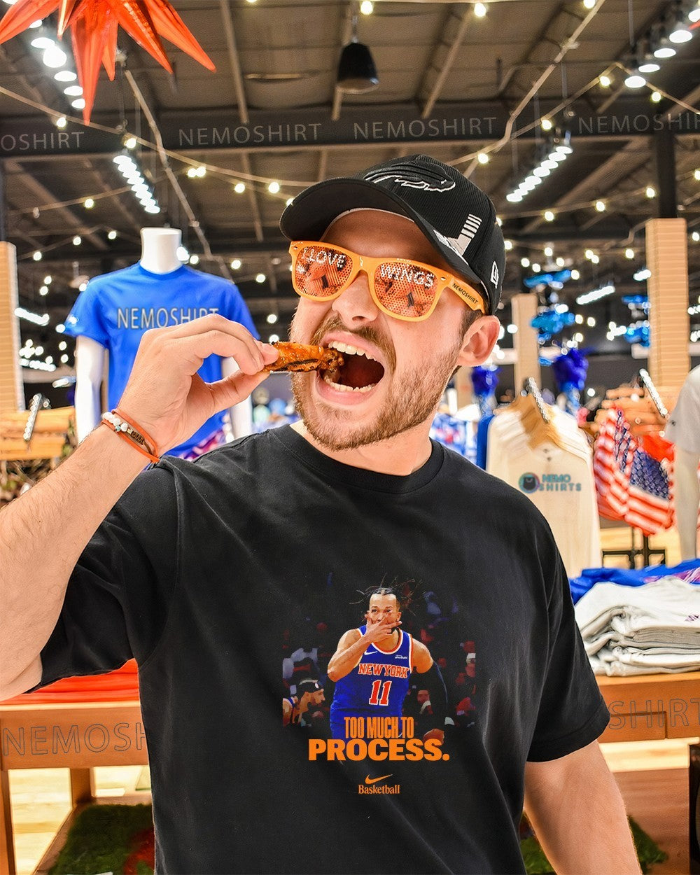 Jalen Brunson Knicks too much to process shirt
