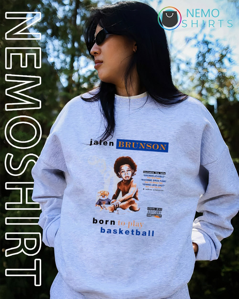 Jalen Brunson born to play basketball includes the hits shirt