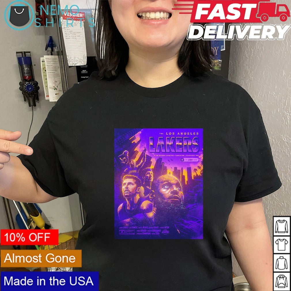 James Doncic Reaves Smart and Ayton Los Angeles Lakers NBA show shirt