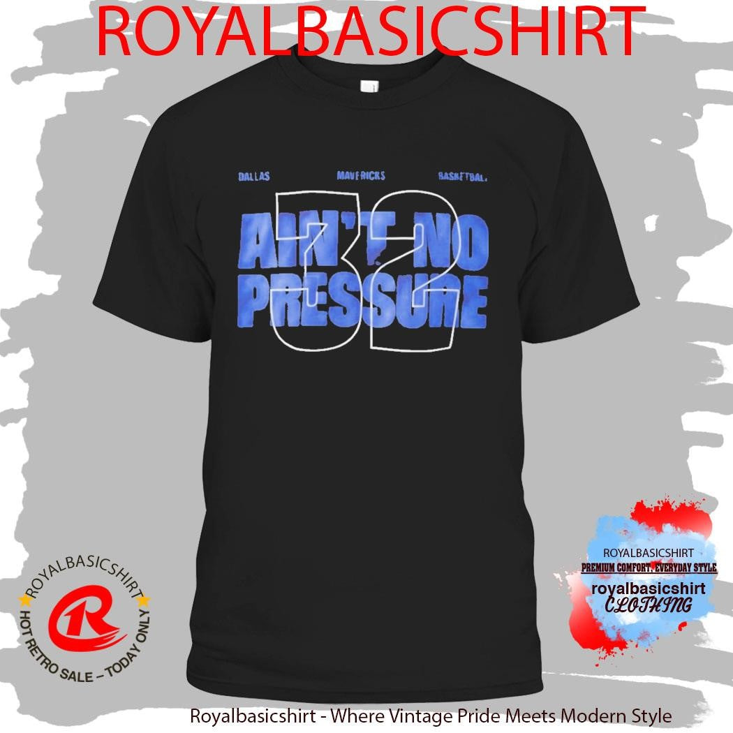 Jason Kidd with Ain’t No Pressure 32 Cooper Flagg Shirt