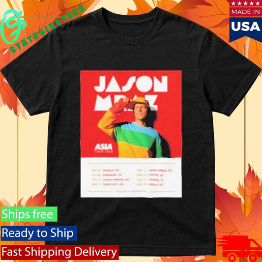 Jason Mraz Tour Oct And Nov 2026 Poster Shirt