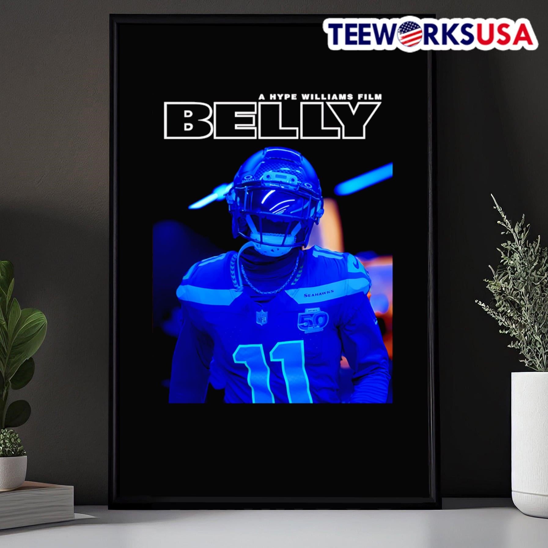 Jaxon Smith-njigba A Hype Williams Film Belly Shirt