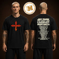 Jay Park 2026 World Tour Serenades & Body Rolls Routing Two Sided Unisex Black T-Shirt