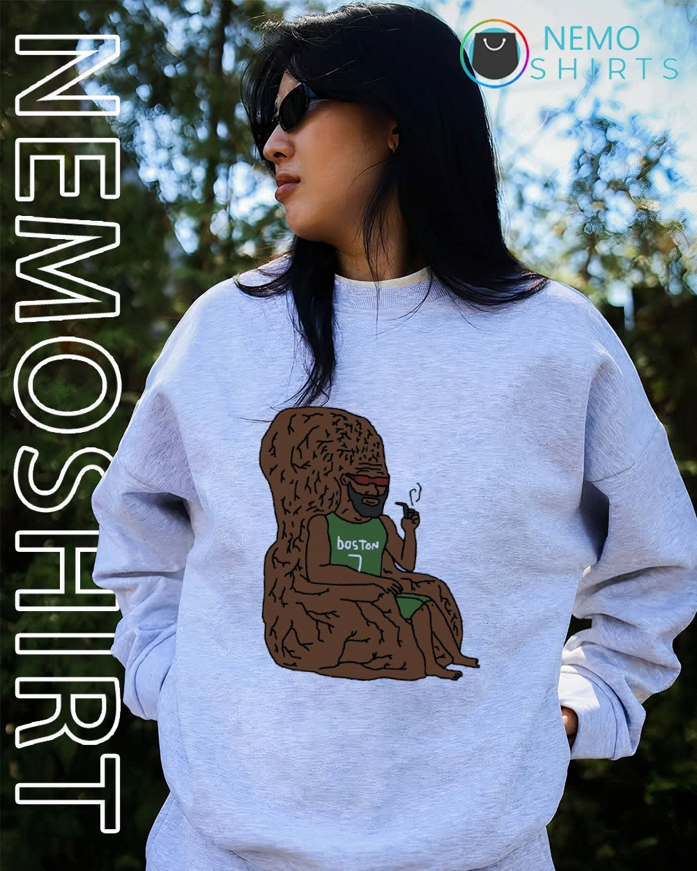 Jaylen Brown Boston Celtics Sassy the Sasquatch meme shirt