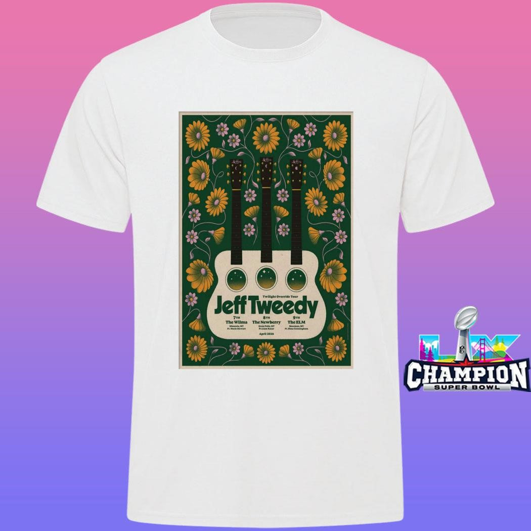 Jeff Tweedy With Wilco Twilight Override Tour Montana Apr 2026 Shirt
