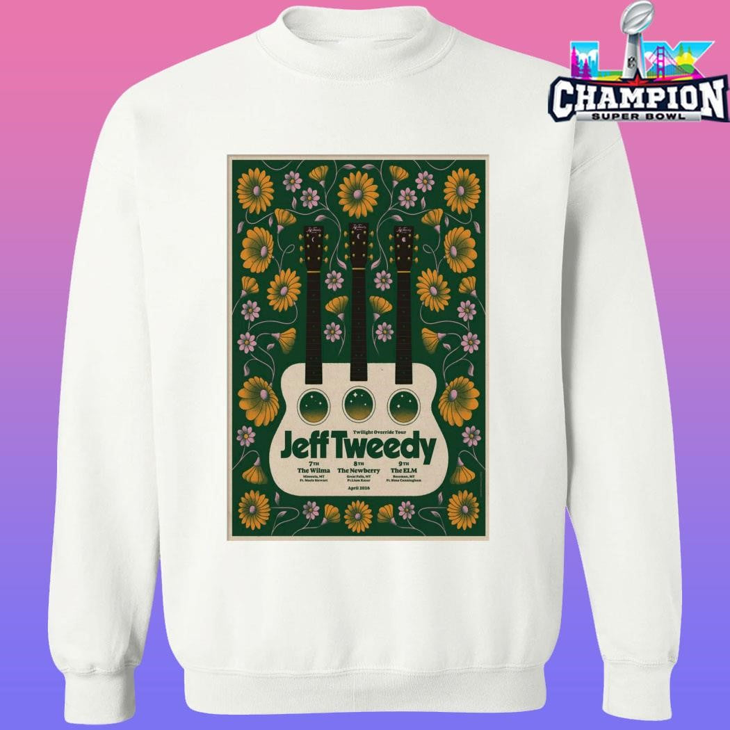 Jeff Tweedy With Wilco Twilight Override Tour Montana Apr 2026 Shirt