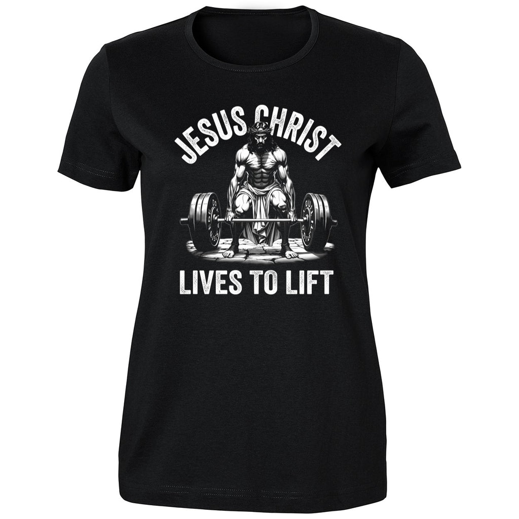 Jesus Christ Lives To Lift Gym Trendy 2026 Shirt