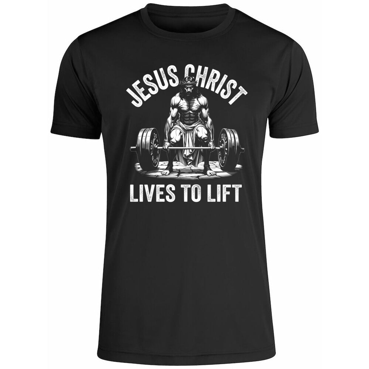 Jesus Christ Lives To Lift Gym Trendy 2026 Shirt
