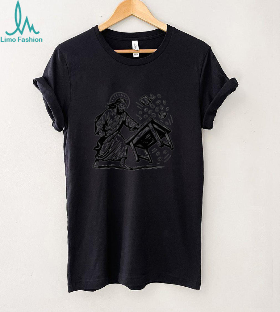 Jesus Flipping Tables Graphic shirt