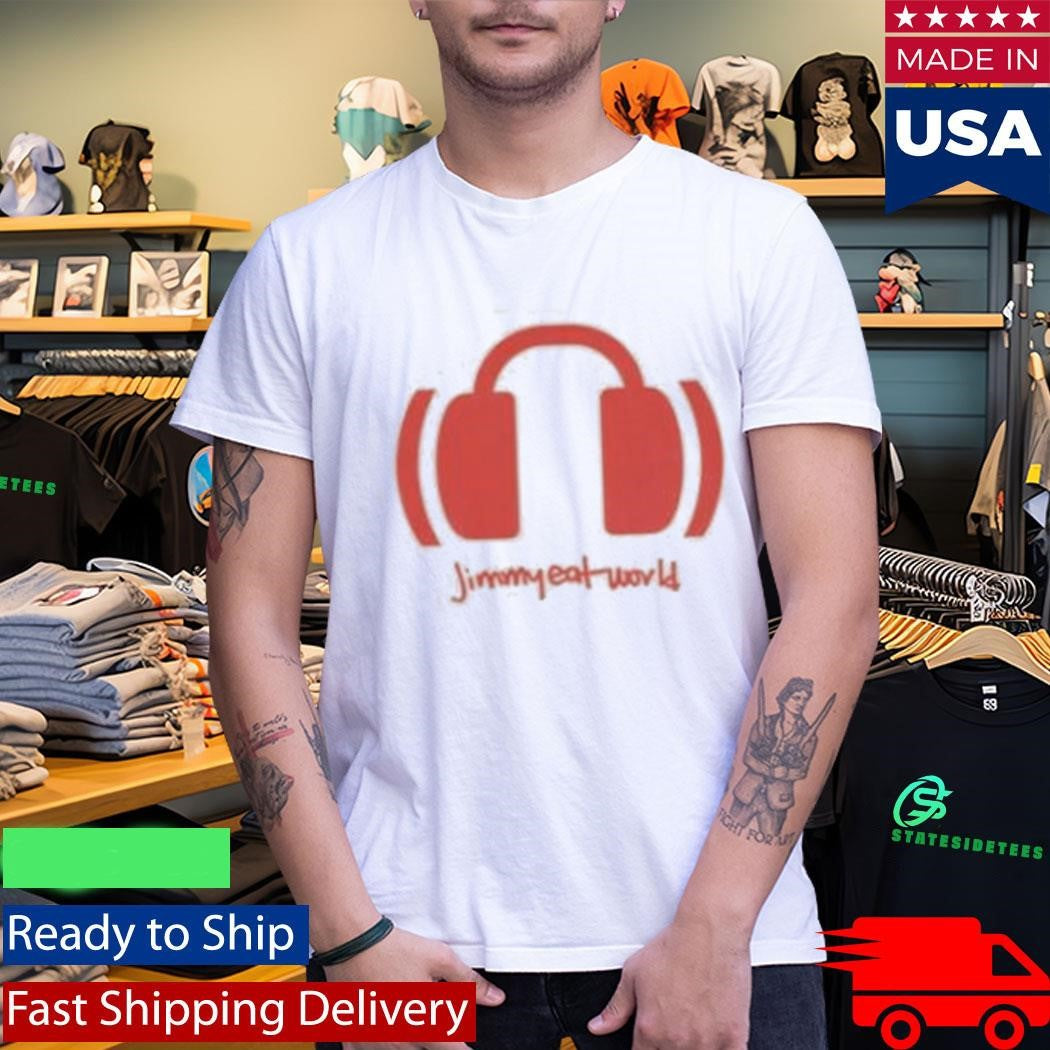 Jimmy Eat World Headphones Shirt