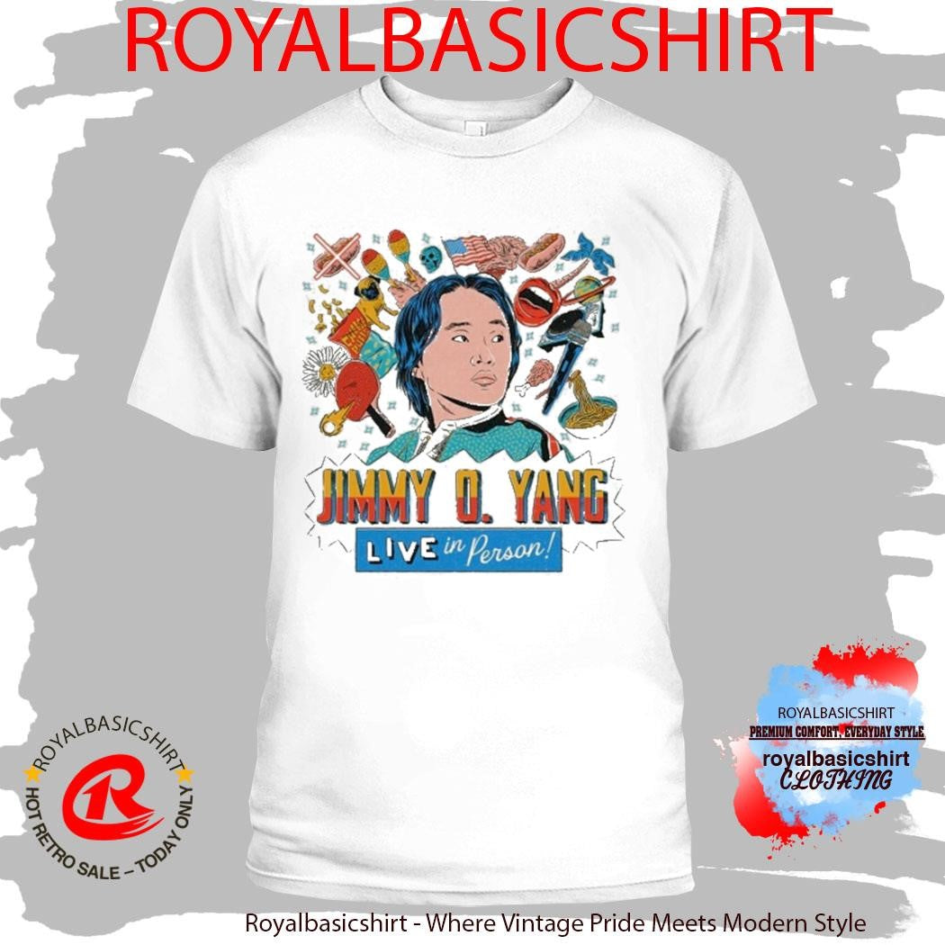 Jimmy O. Yang Live In Person Cartoon Shirt