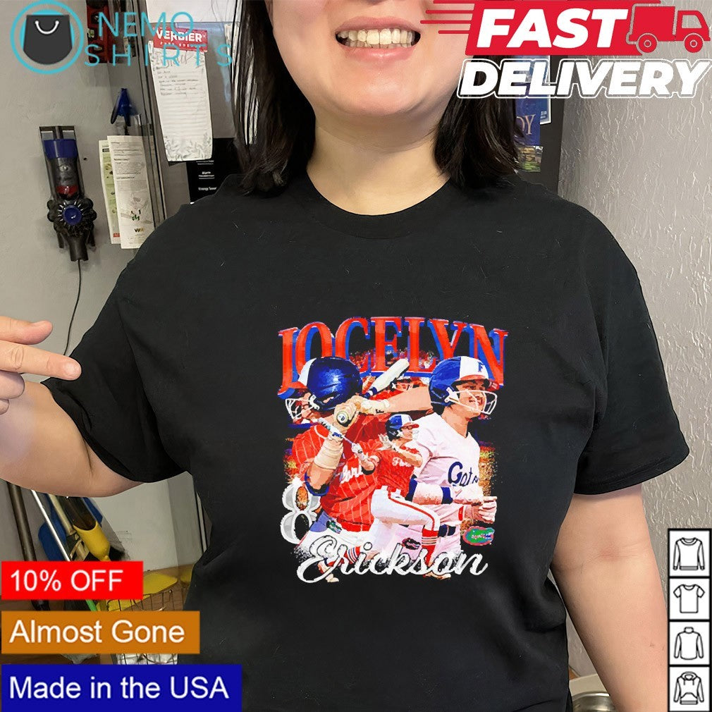 Jocelyn Erickson Florida Gators NCAA softball player collage shirt