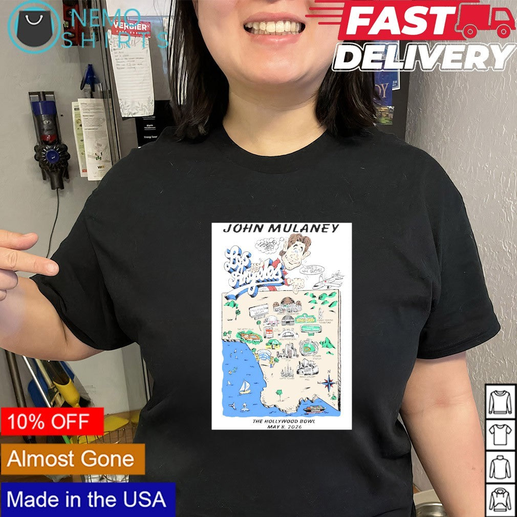 John Mulaney Los Angeles the Hollywood bowl 2026 shirt