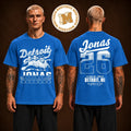 Jonas Brothers Burning Up All Over Again Detroit MI Two Sided Unisex Blue T-Shirt