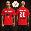 Jonas Brothers Burning Up All Over Again Rosemont IL City On October 22 2026 Two Sided Unisex T-Shirt