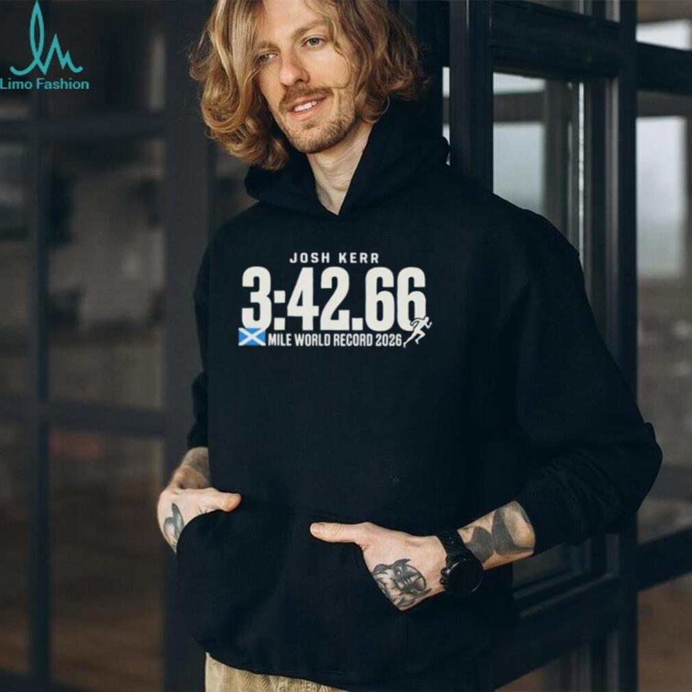 Josh Kerr Track Running Mile World Record Shirt
