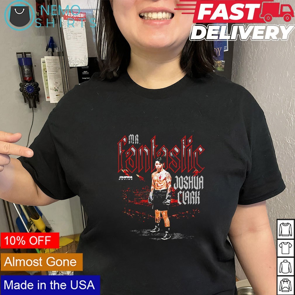 Joshua Clark Zuffa boxing Mr. Fantastic shirt
