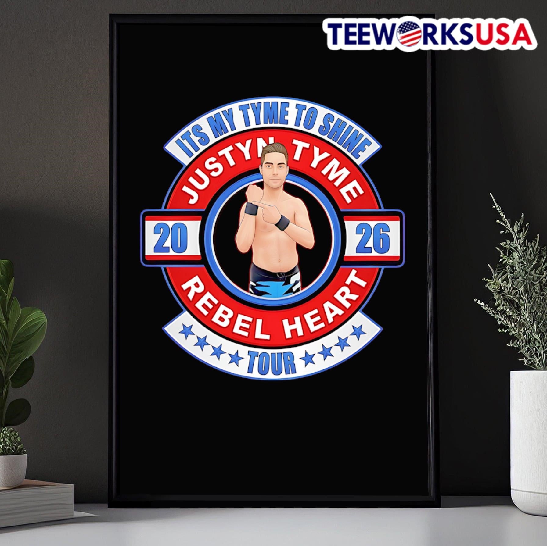 Justyn Tyme Rebel Heart Tour Shirt