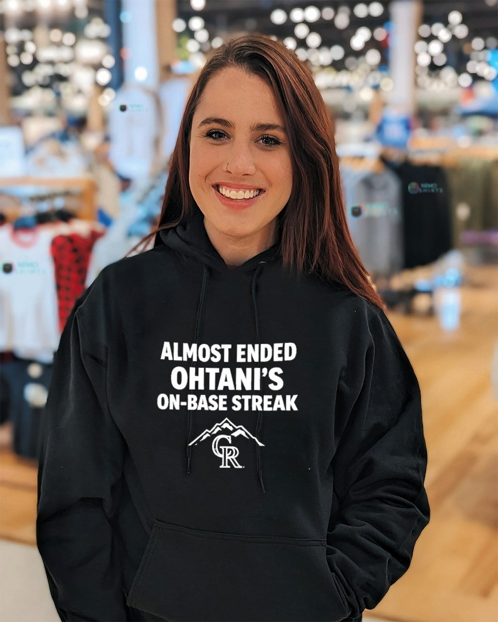 Almost ended Ohtani’s on base streak Colorado Rockies shirt