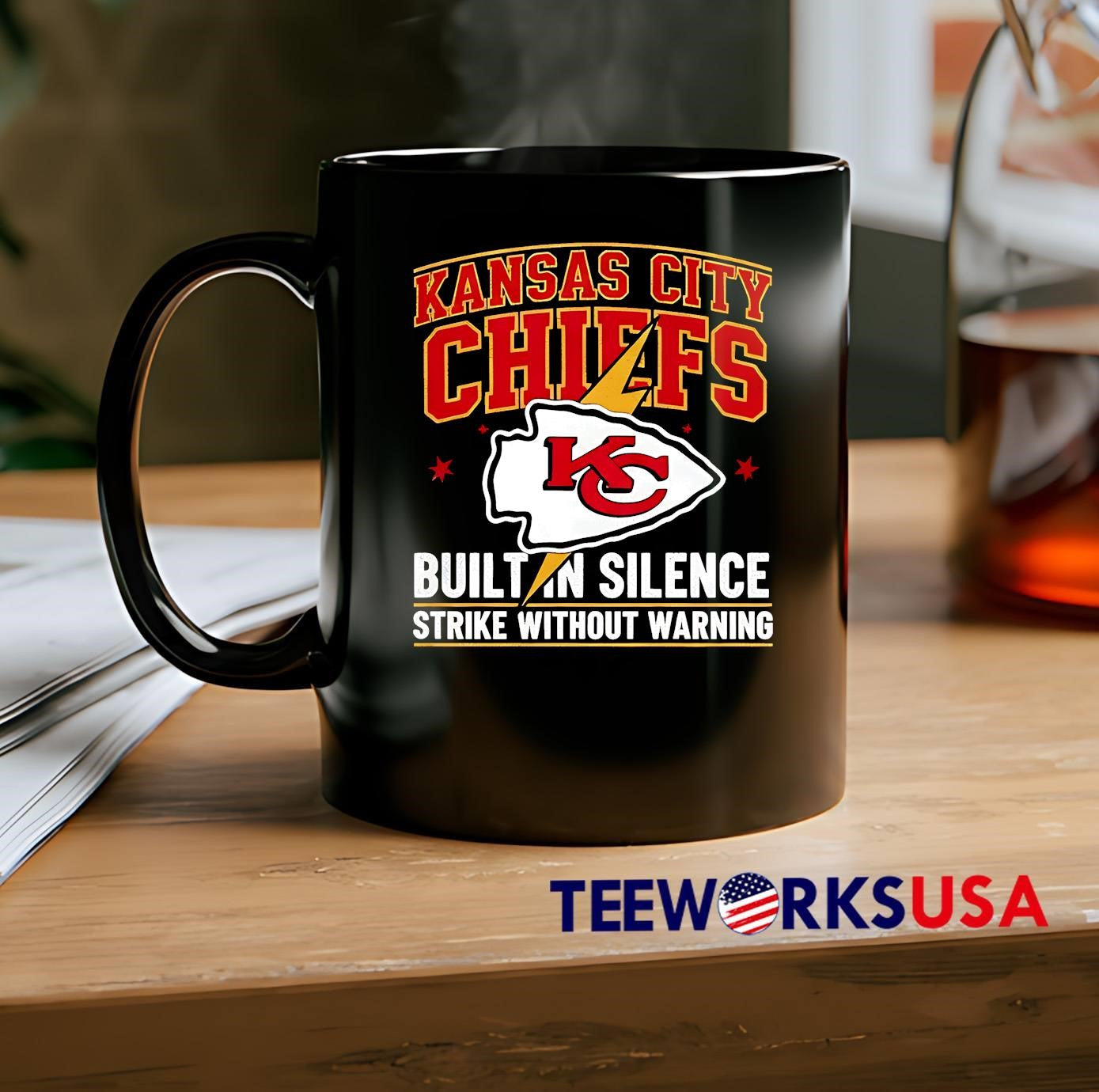 Kansas City Chiefs Built In Silence Strike Without Warning shirt