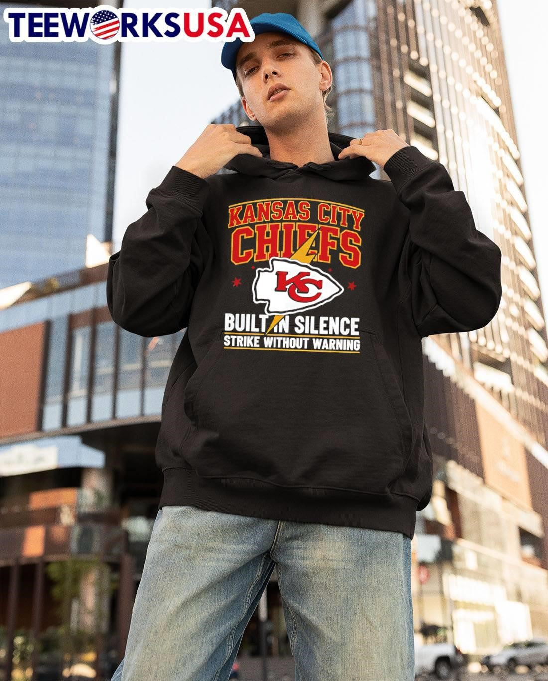 Kansas City Chiefs Built In Silence Strike Without Warning shirt