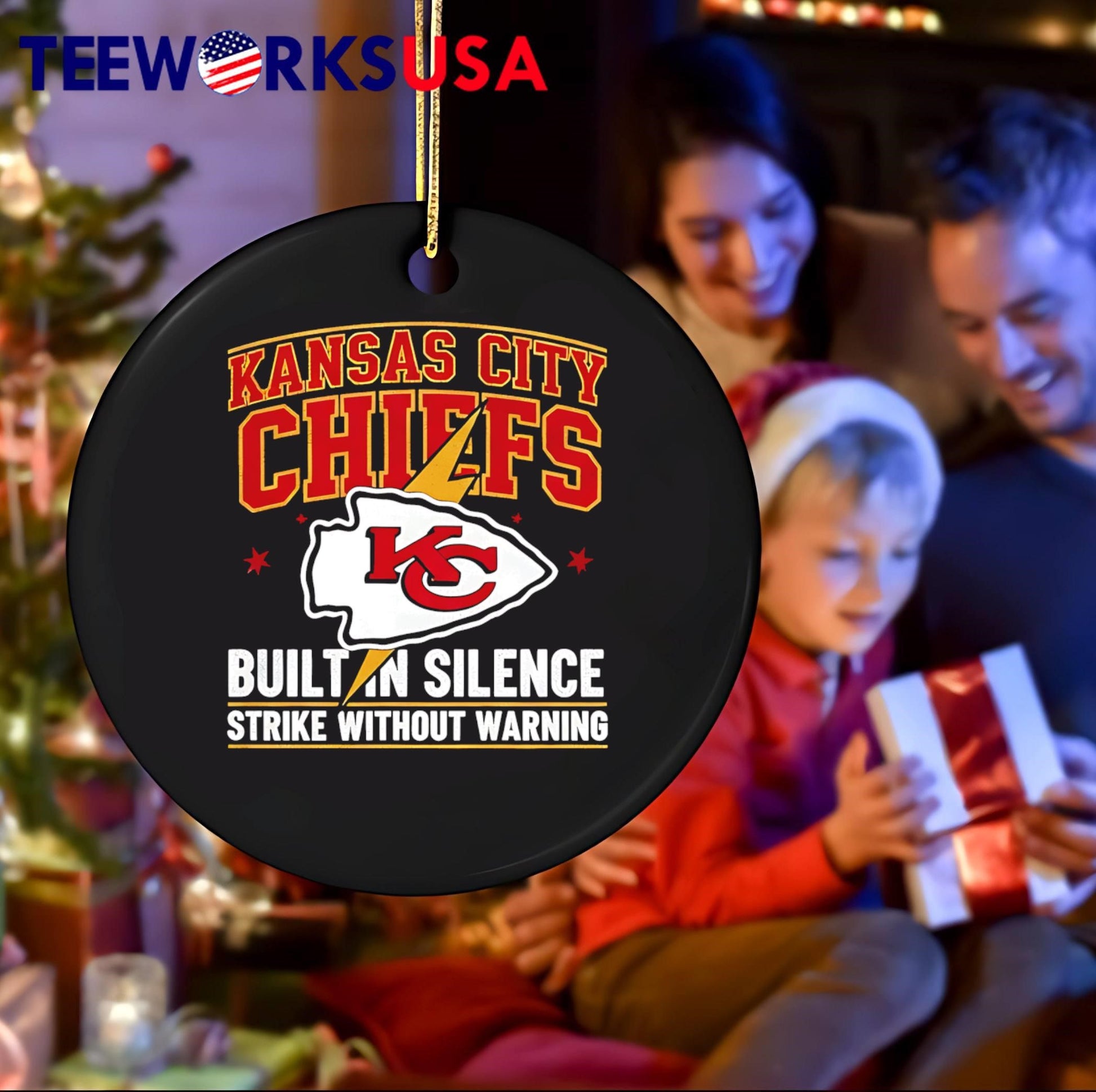 Kansas City Chiefs Built In Silence Strike Without Warning shirt