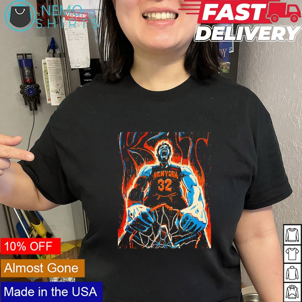 Karl Anthony Towns NY Knicks power triple double shirt