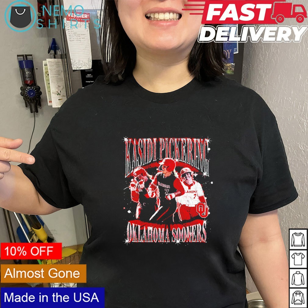 Kasidi Pickering Oklahoma Sooners retro graphic shirt