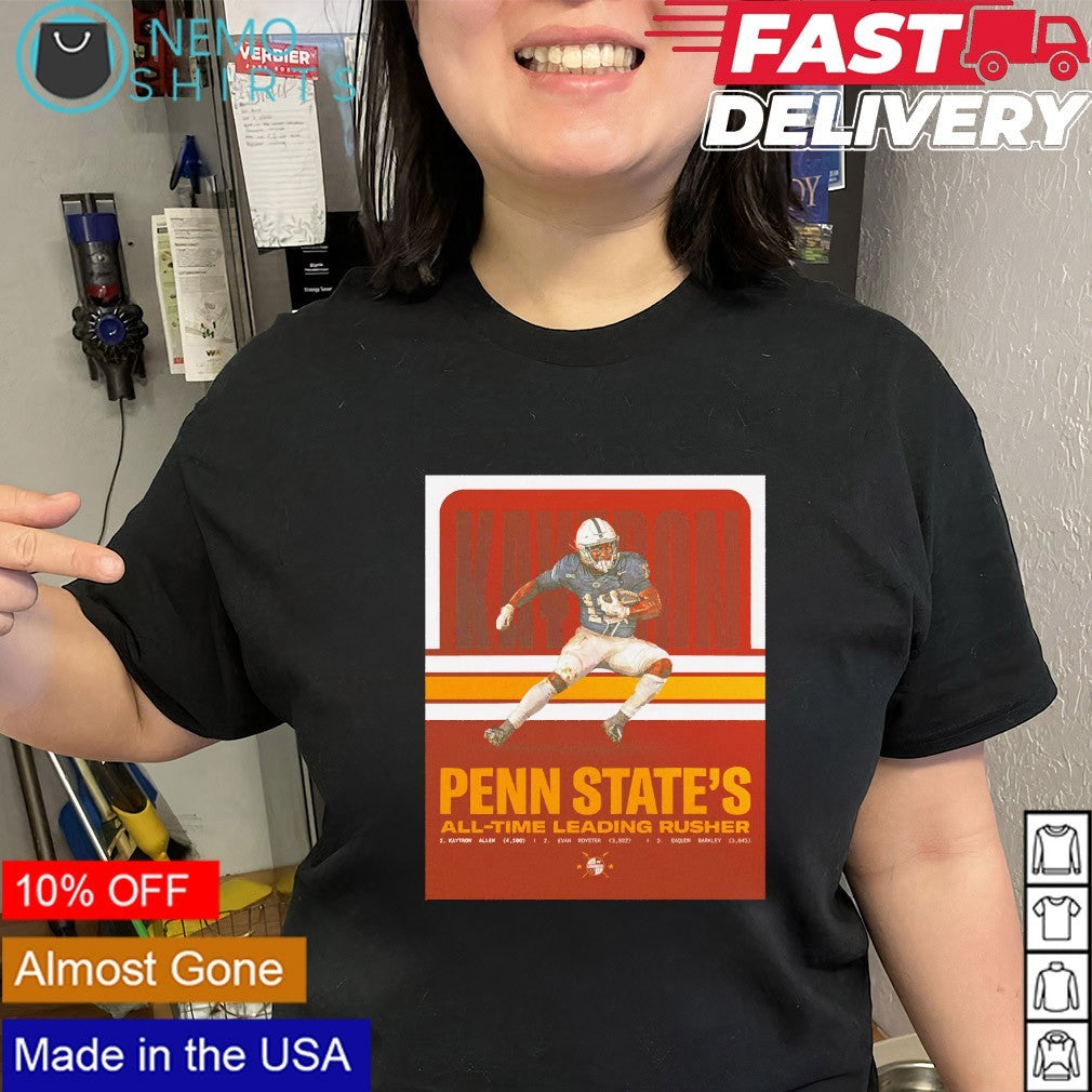 Kaytron Allen Penn State’s all time leading rusher shirt