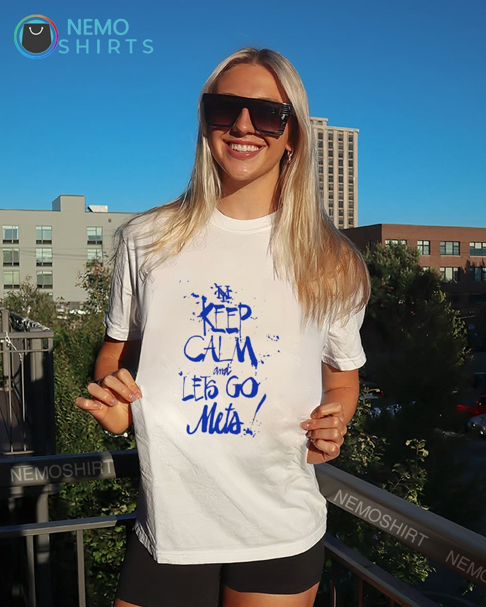 Keep calm and lets go New York Mets shirt