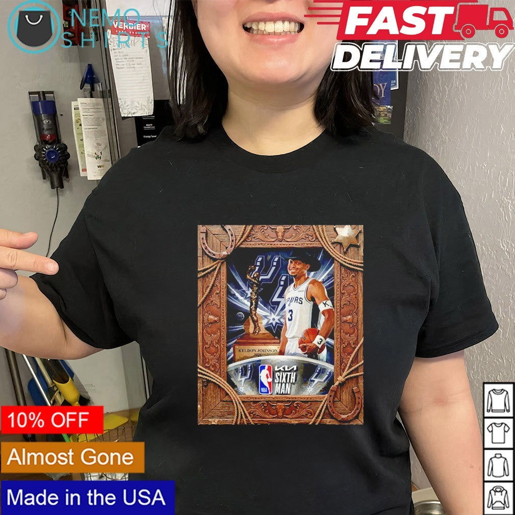 Keldon Johnson 2026 Kia Sixth Man winner shirt