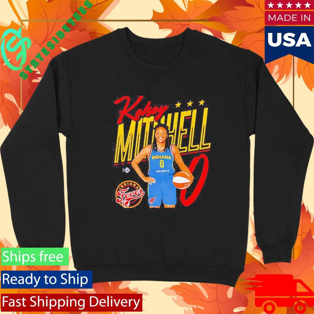Kelsey Mitchell number 0 Indiana Fever WNBA vintage Shirt