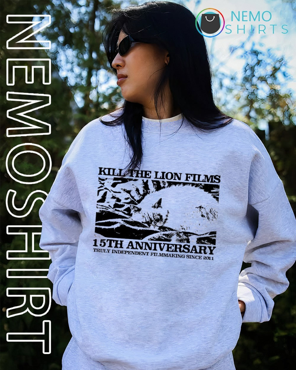 Kill the lion films 15th anniversary truly independent filmmaking since 2011 shirt