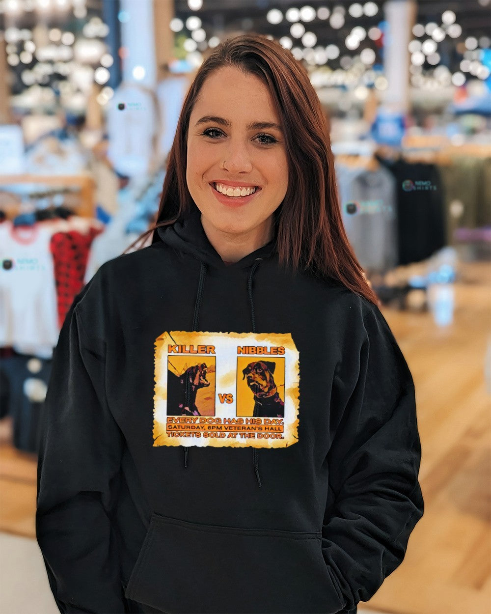 Killer vs Nibbles every dog has his day shirt