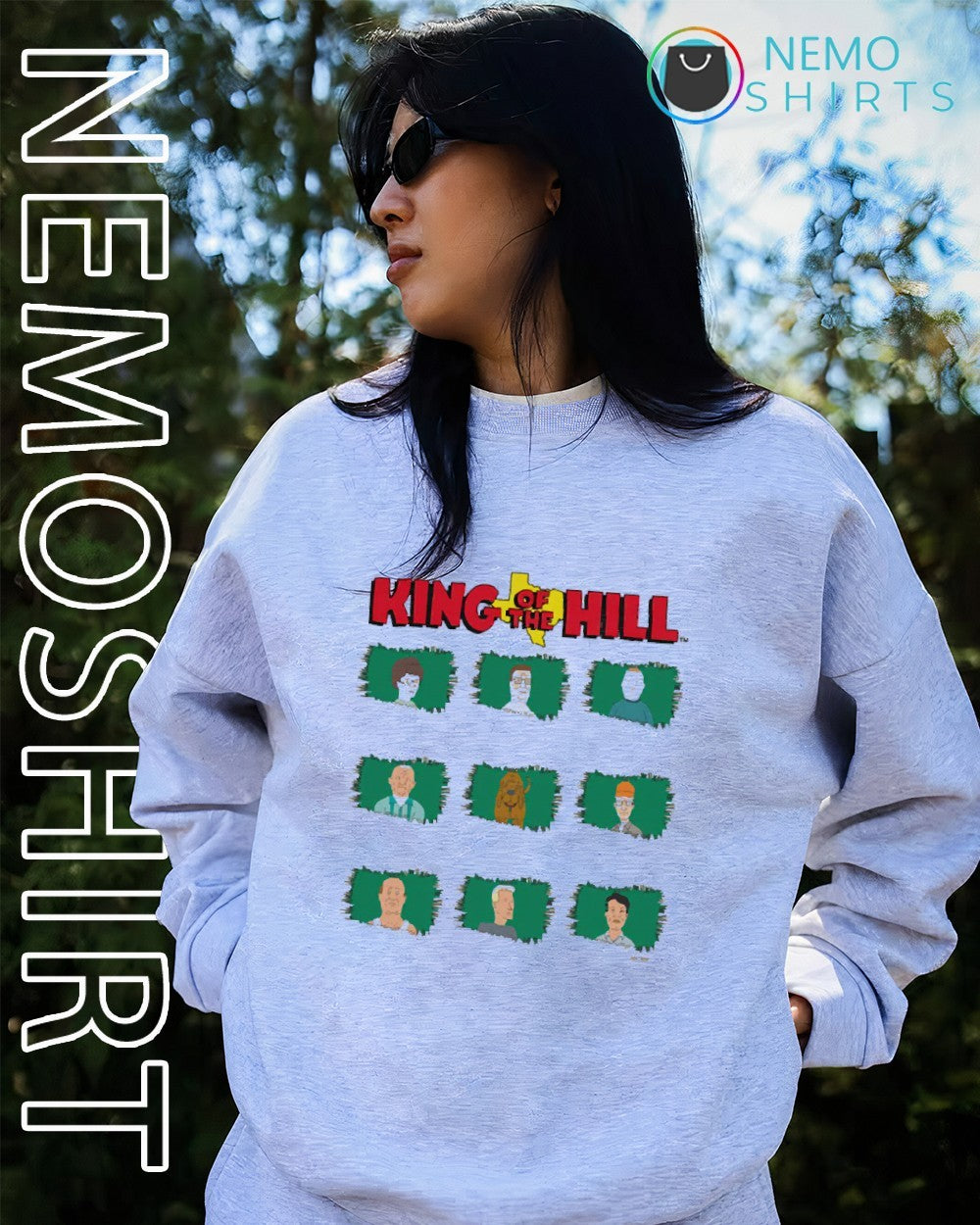 King of the Hill characters shirt