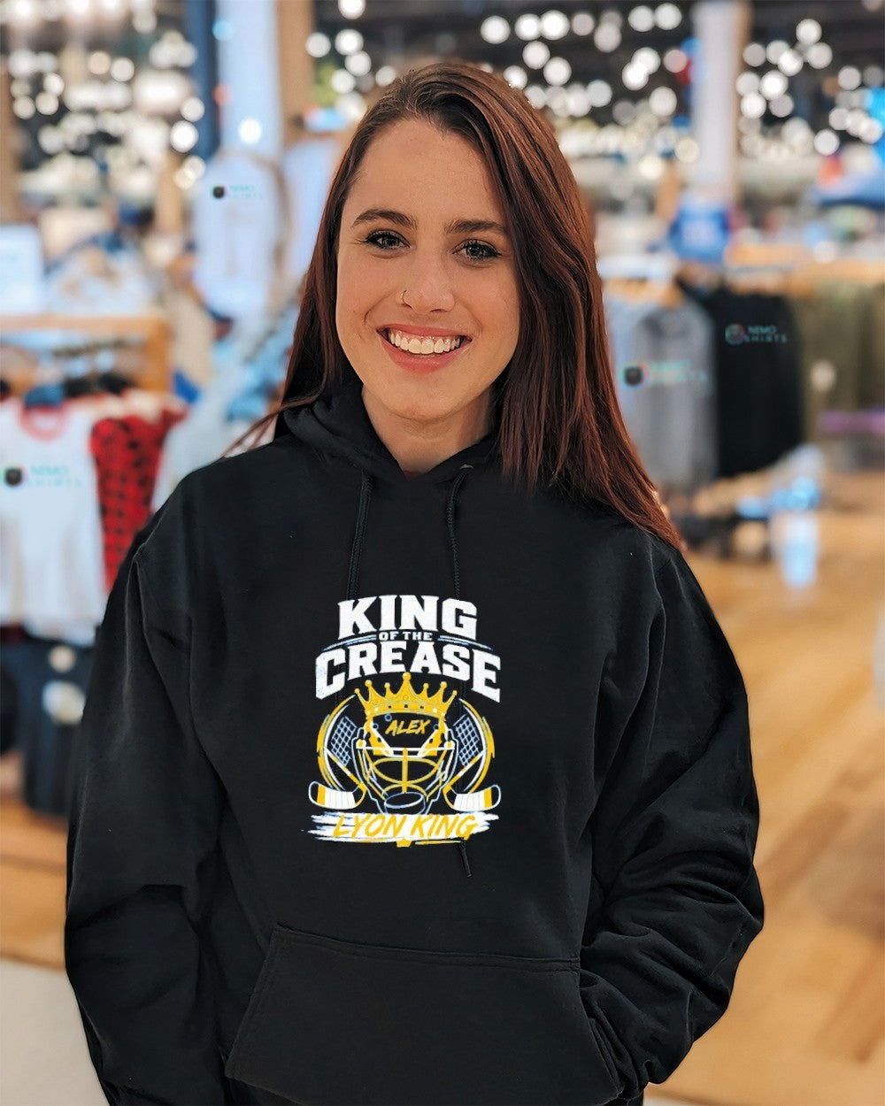 King of the crease Alex Lyon King Buffalo Sabres shirt