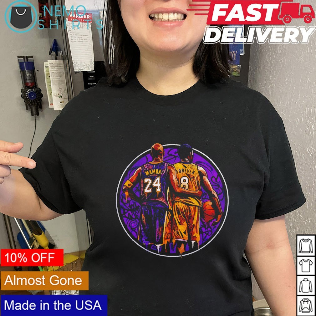 Kobe Bryant 24 8 Los Angeles Lakers basketball legend shirt
