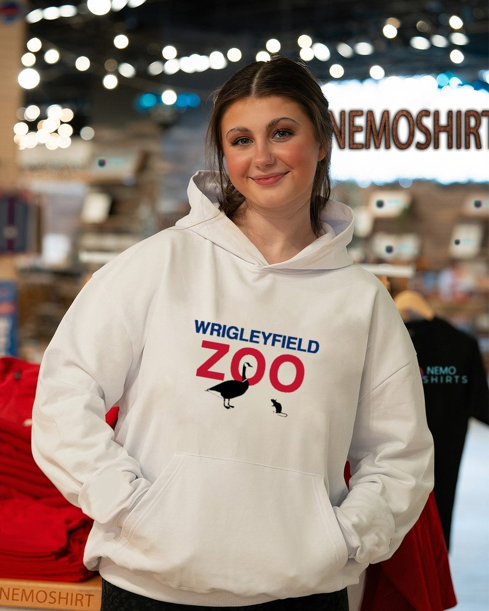 Wrigley Field zoo goose and rat shirt