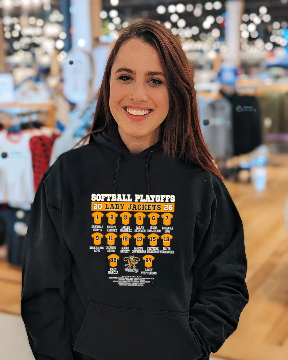 Lady Jackets softball Playoffs 2026 jersey rosters shirt
