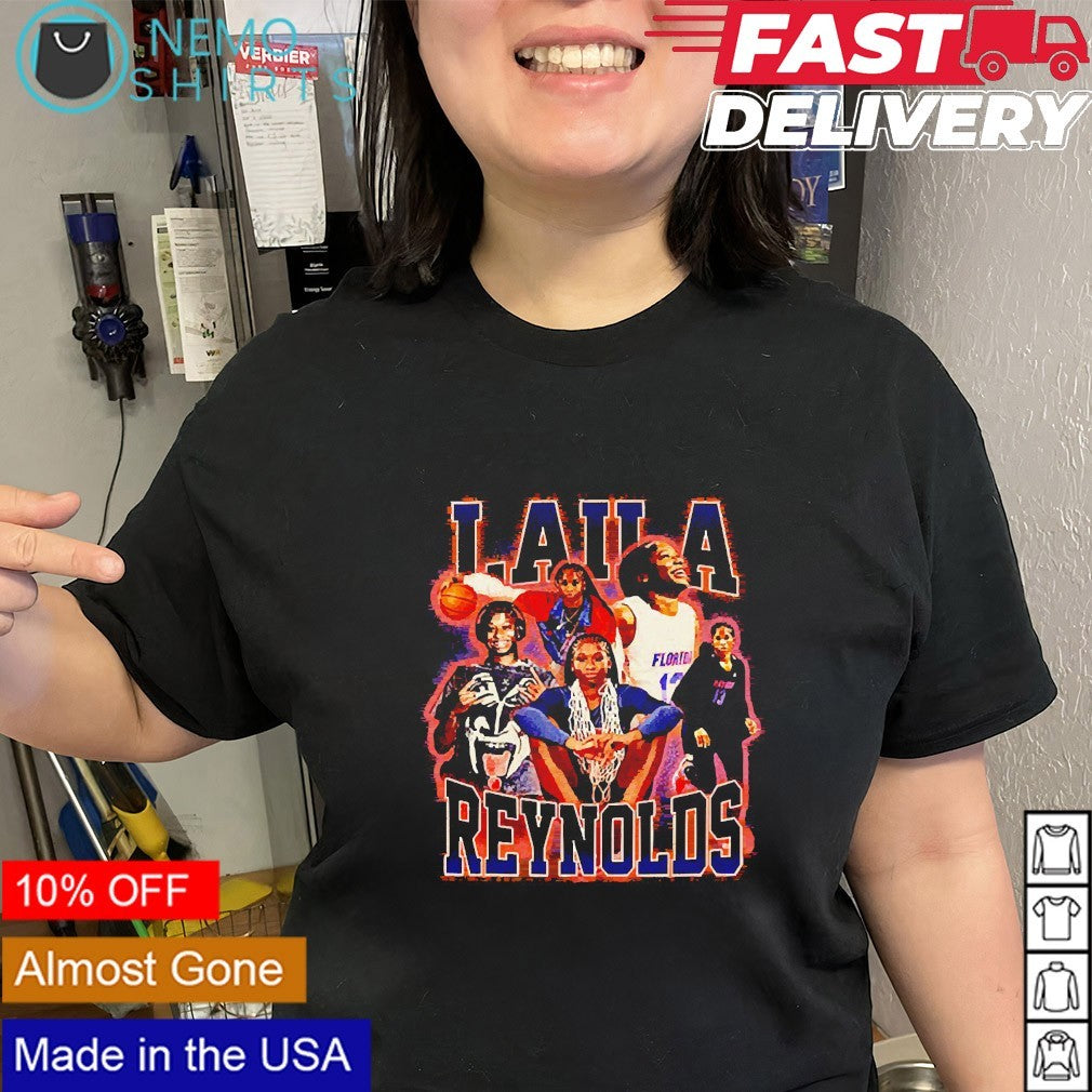 Laila Reynolds Florida Gators NCAA men’s basketball caricature shirt