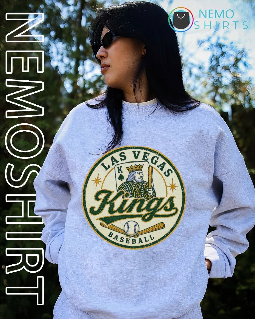 Las Vegas Kings baseball playing card shirt