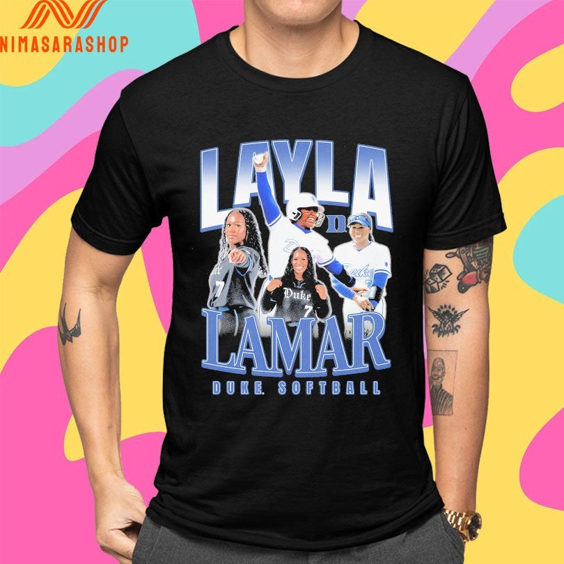 Layla Lamar Duke Softball Shirts