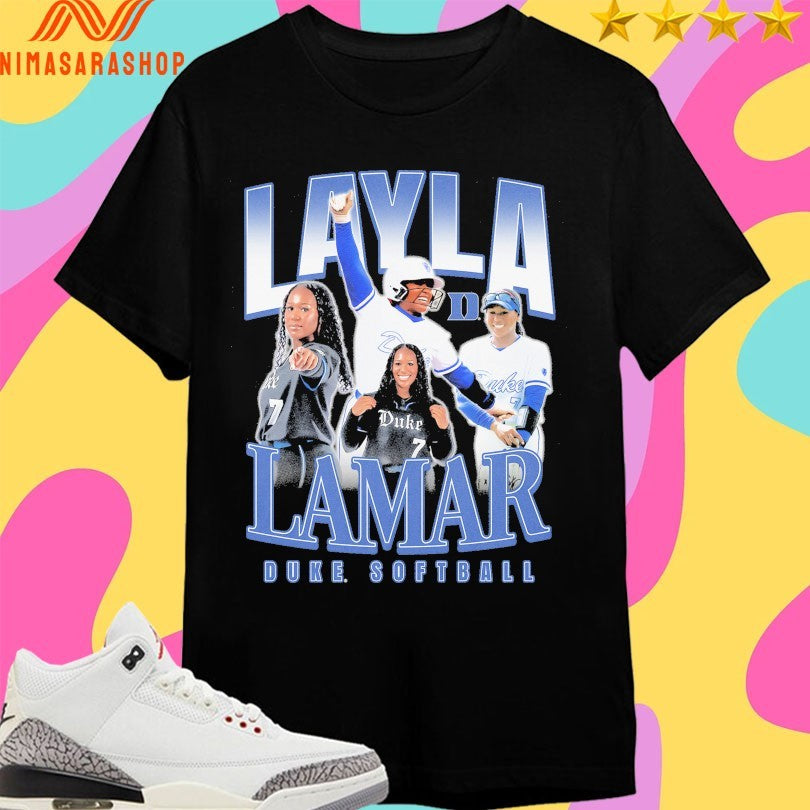 Layla Lamar Duke Softball Shirts