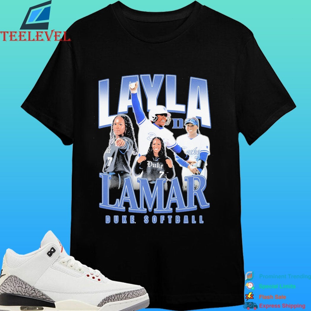 Layla Lamar Duke Softball Shirt