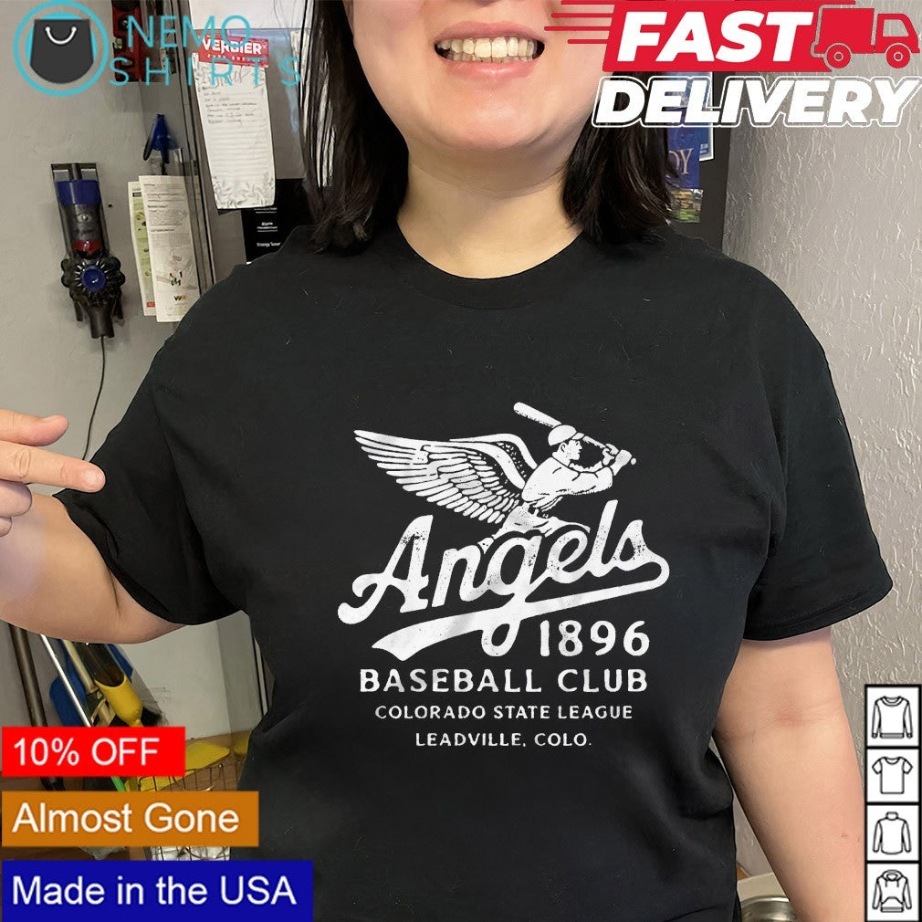 Leadville Angels baseball club 1896 Colorado State league shirt